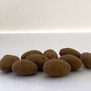 Amandel met chocolade en cacao