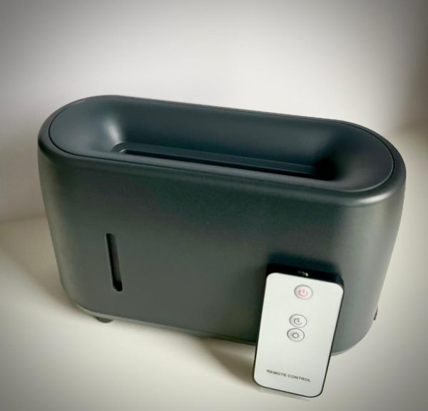 Aroma Diffuser ''openhaard'' Grijs